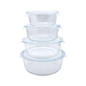 Multifunctional Custom Design Food Fresh Keeping Box Round