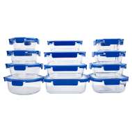 Glass Food Storage Container with Glass Lid