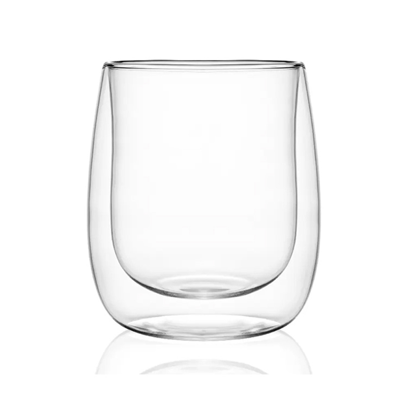 120ml 250ml 350ml 420ml 500ml Transparent Double Wall High Borosilicate Glass Cup