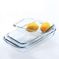 Rectangular Glass Baking Dish Microwave Oven Freezer and Dishwasher Safe