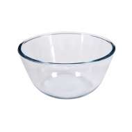 Kitchen Prepping High Borosilicate Glass Mixing Bowl Deep Glass Bowls for Mixing