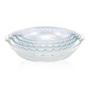 Glass baking Dish-Made by Borosilicate Glass Durable Bakeware