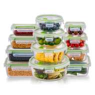 Glass Food Storage Container with Vented Lid