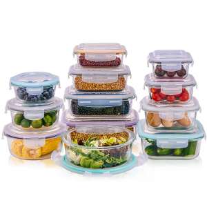 Glass Food Storage Containers With Lids Airtight