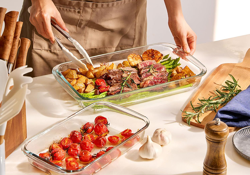 What kind of material baking sheet is safer?