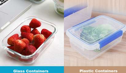 The main differences between glass containers and plastic containers