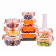 Vacuum Storage Glass Lunch Box with Vacuum Lid High Borosilicate Glass