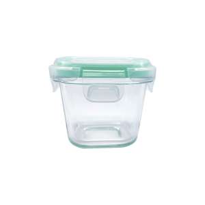 Glassware Baby Glass Containers for Food Storage with Lid Are Made Entirely Without Additives and Other Harmful Materials