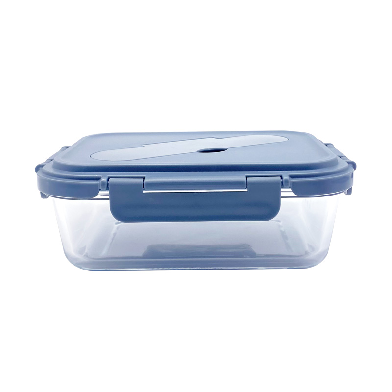 Glass Container Bento Box Lunch Box, BPA Free Glass Food Storage Containers, with Fork & Spoon
