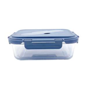Glass Container Bento Box Lunch Box, BPA Free Glass Food Storage Containers, with Fork & Spoon
