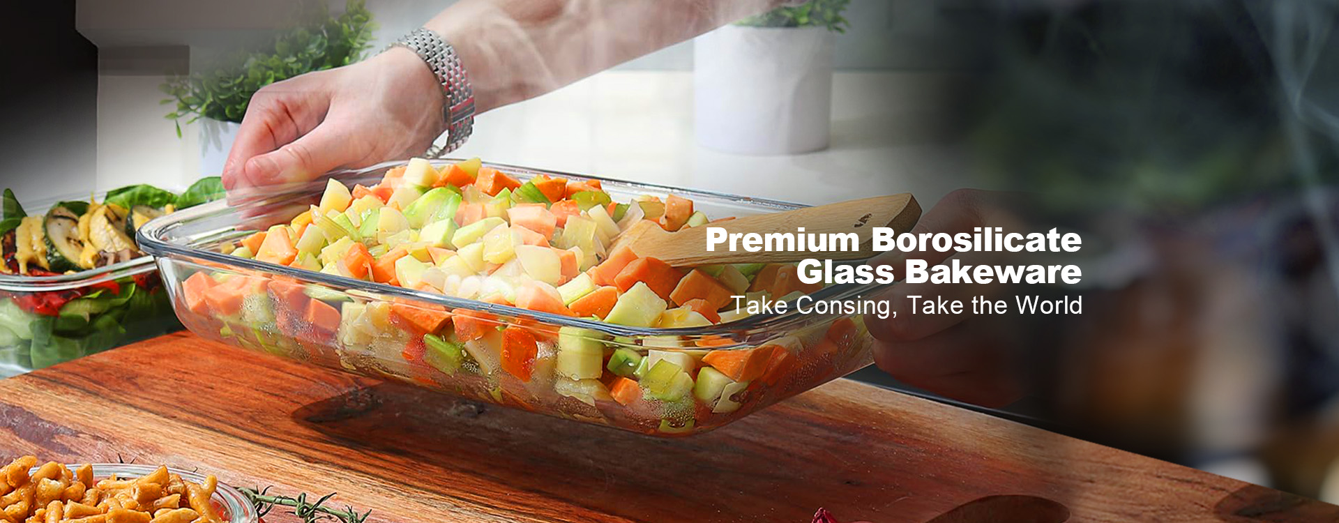 Premium Borosilicate Glass Bakeware
