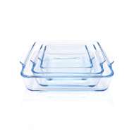 Square Glass Baking Dish for Oven, Cake Pan