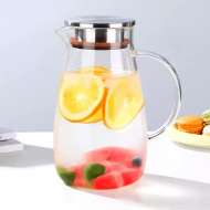 Water Pitcher with Stainless Steel Lid,Ideal for Juice, Milk, Cold & Hot Beverages, 1500ml