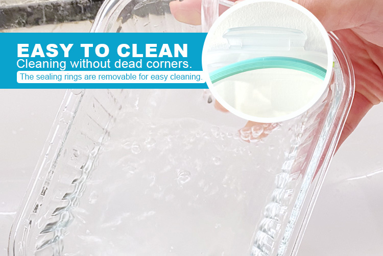 Rectangular Ribbed Glass Storage Containers – Airtight, Leakproof, Microwave & Oven Safe