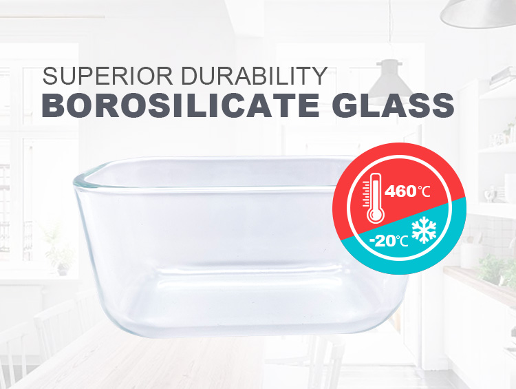 Consing OEM/ODM Airtight Glass Food Storage Container with Pump Vacuum Glass Container Set