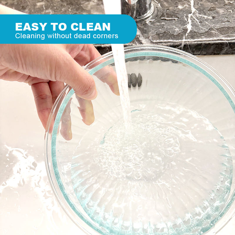 Stylish Ribbed Glass Mixing Bowl Set with Lids for Kitchen Use